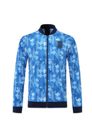 Conjunto Inglaterra Zíper Longo Azul